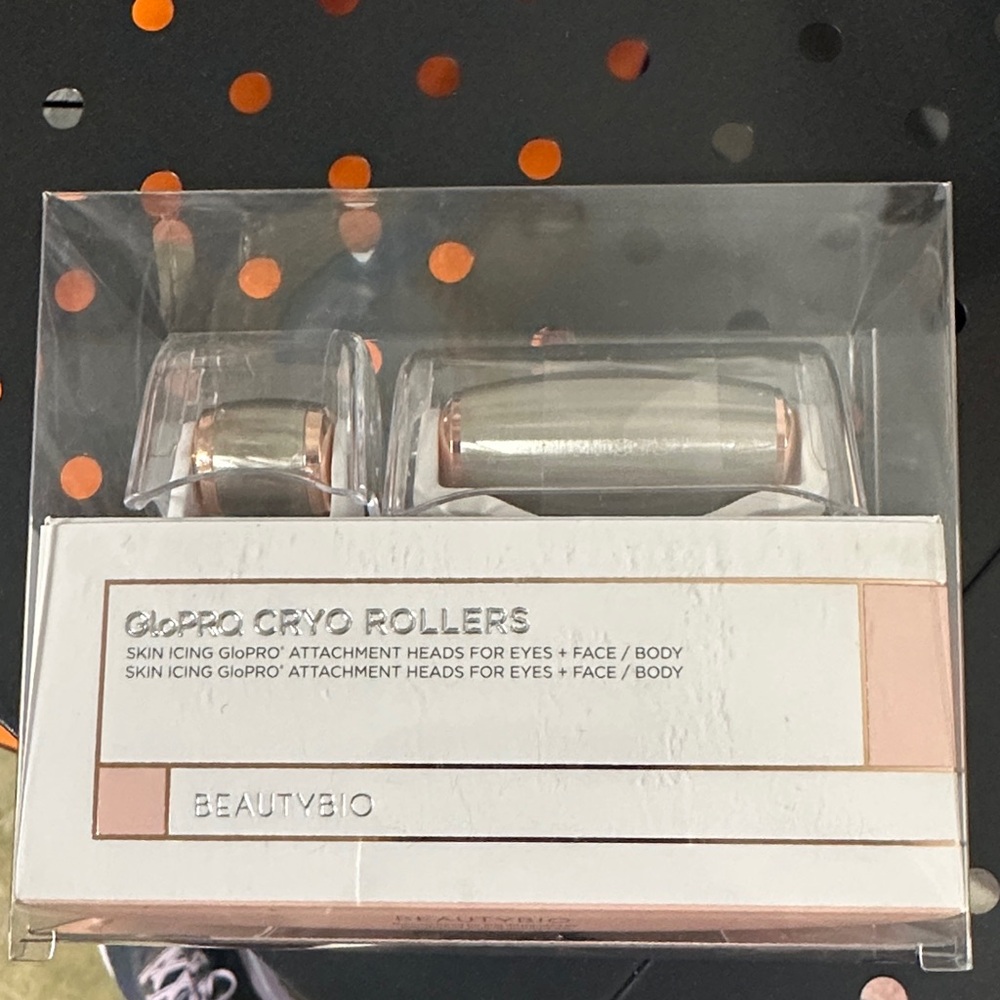 BeautyBio GloPRO Cryo Rollers Duo Attachments NWT